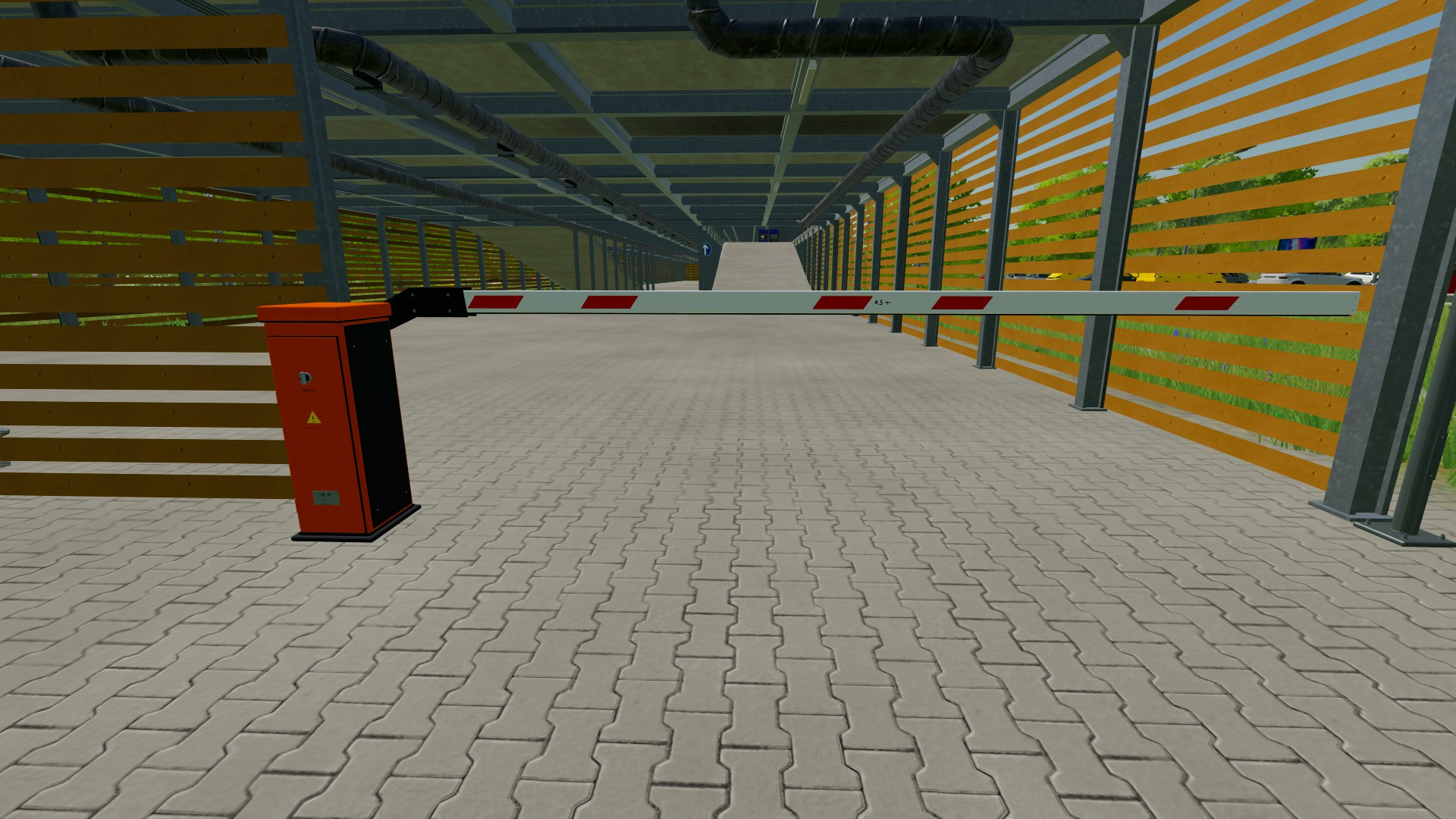 Schranke 4,5 Meter