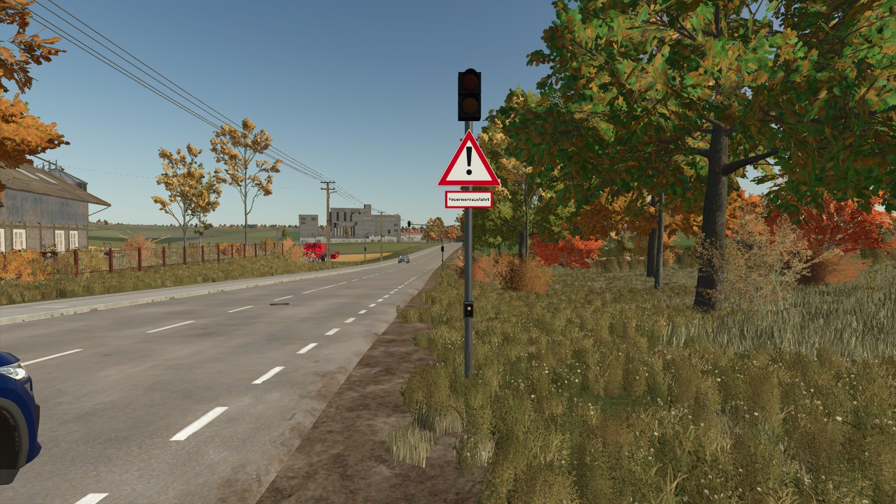Feuerwehrausfahrt-Ampel